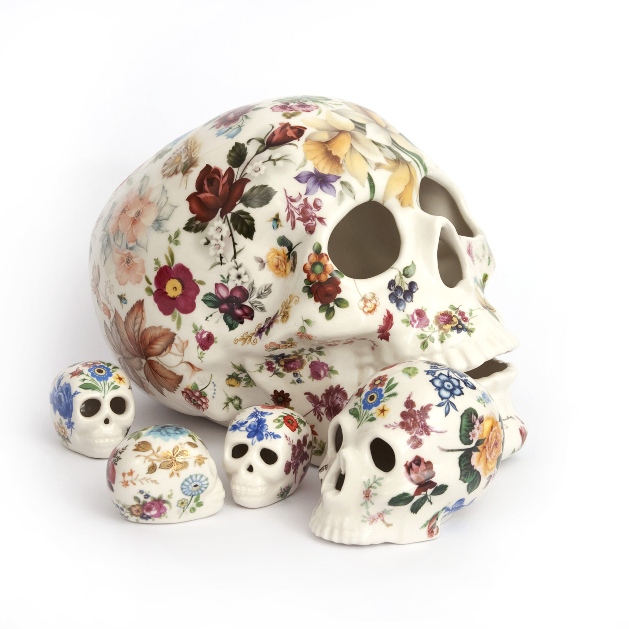 Iggy LouLou floral skulls