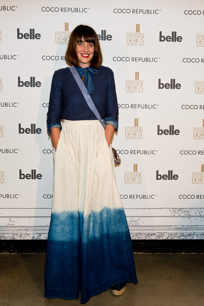 My favourite outfit of the night must go to stylist Megan Morton, looking all kinds of blue fabulous