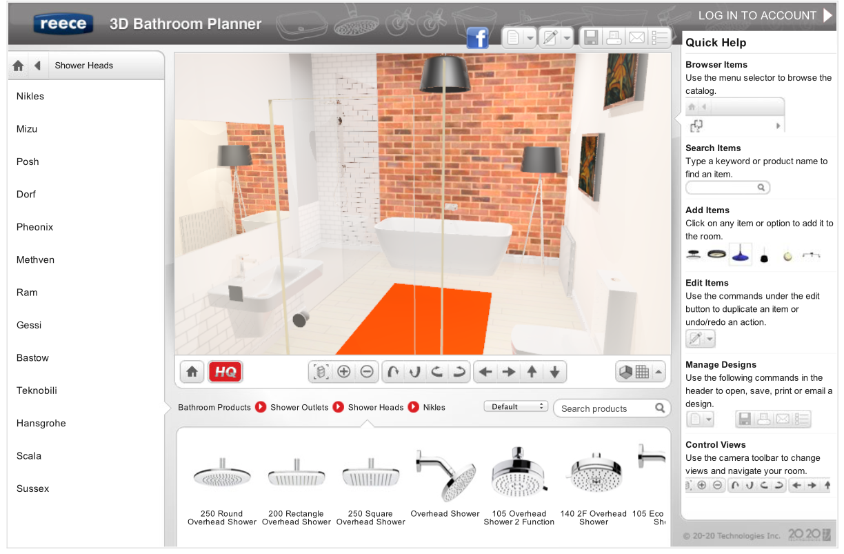 Reece 3D Planner - Bring your bathroom plans to life