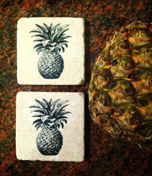 pineapple coaster