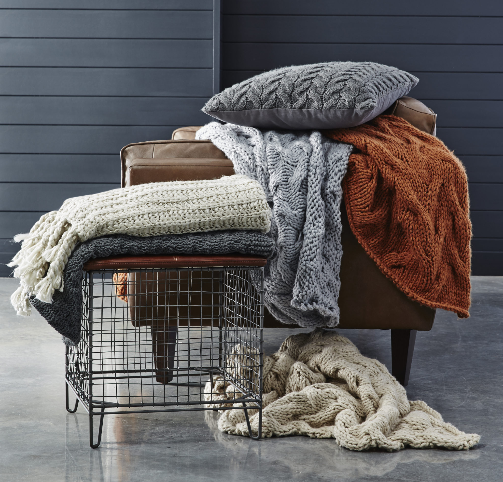 Cosy throws from Freedom's latest range