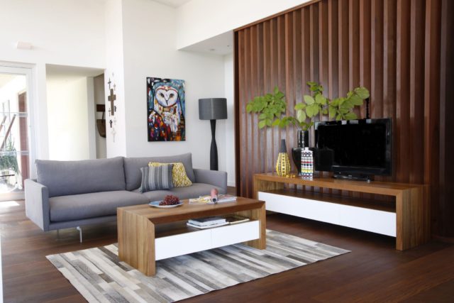 Enzo sofa and Archer entertainment unit and coffee table