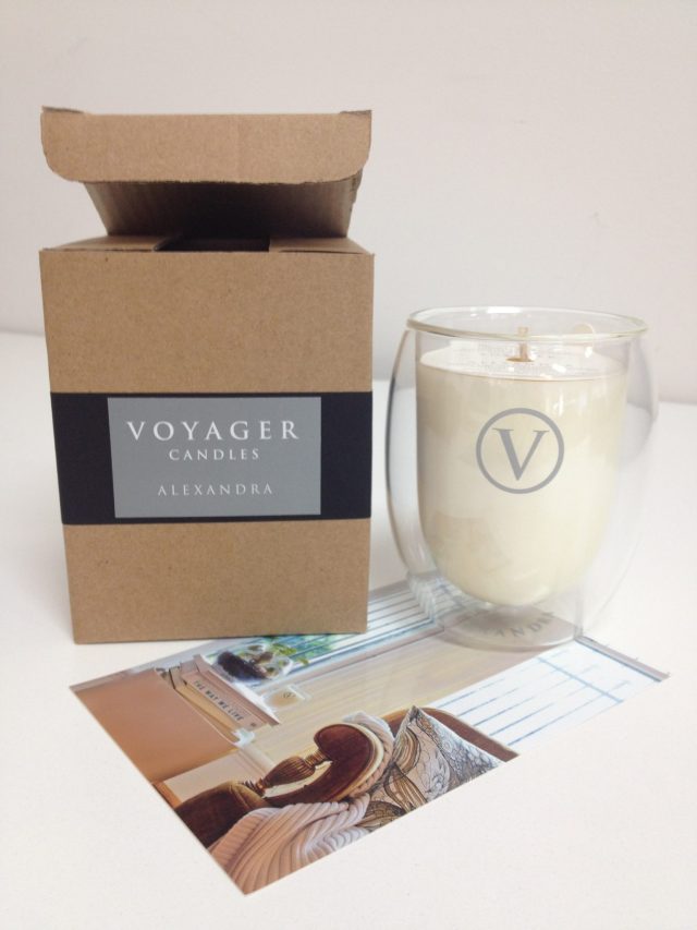 voyager craft and candle