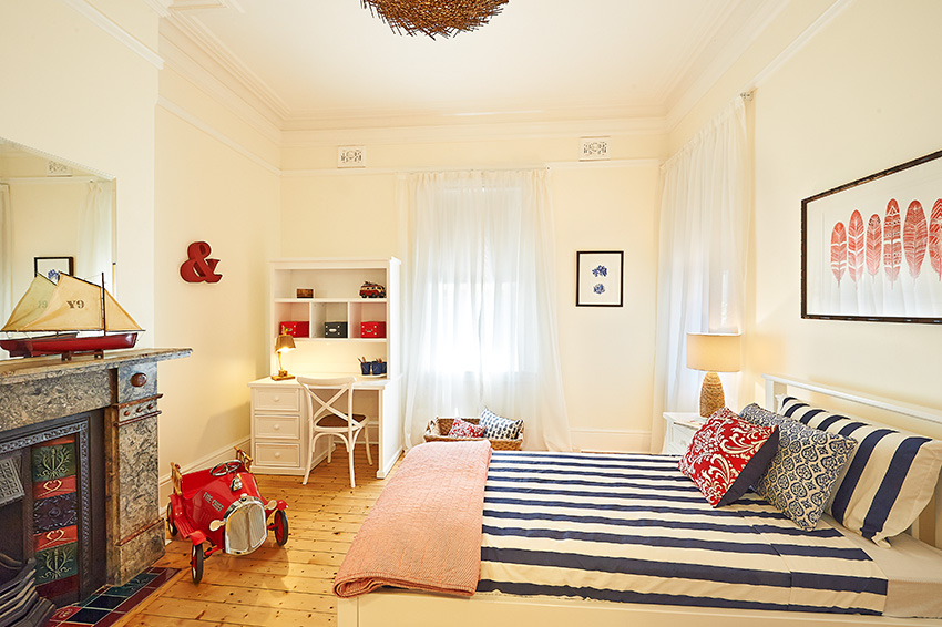 Amity and Phil's kids bedroom in The Block house