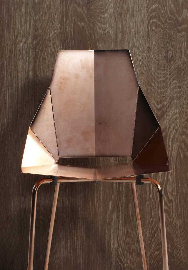 Blu dot copper chair hot sale