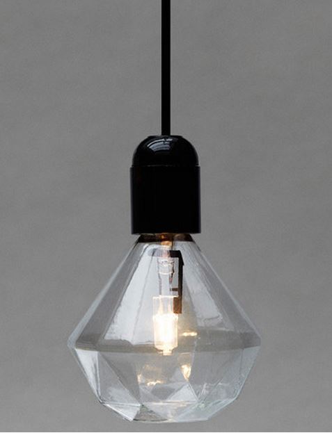 Diamond Light on pendant cord from Fat Shack Vintage