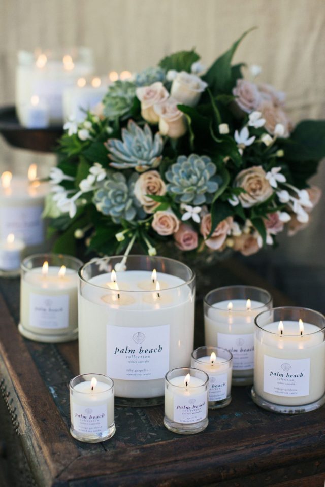 Behind the scenes at the new look Palm Beach Collection candles shoot