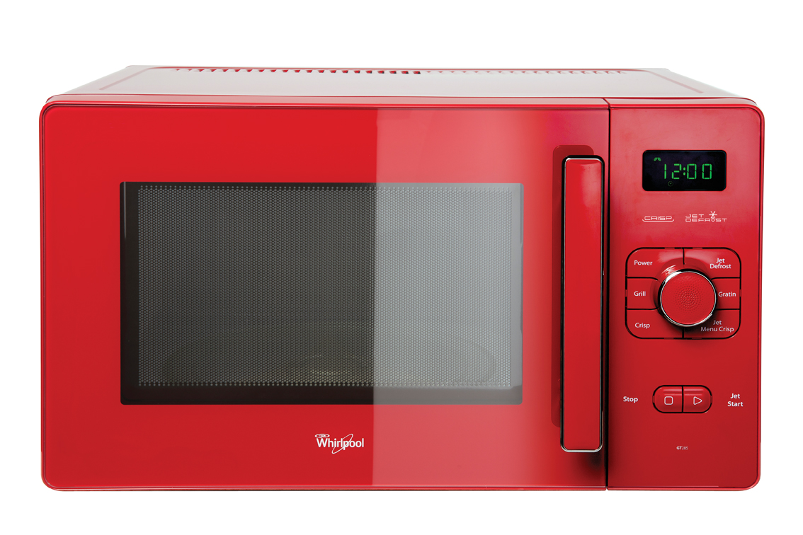Whirpool red microwave