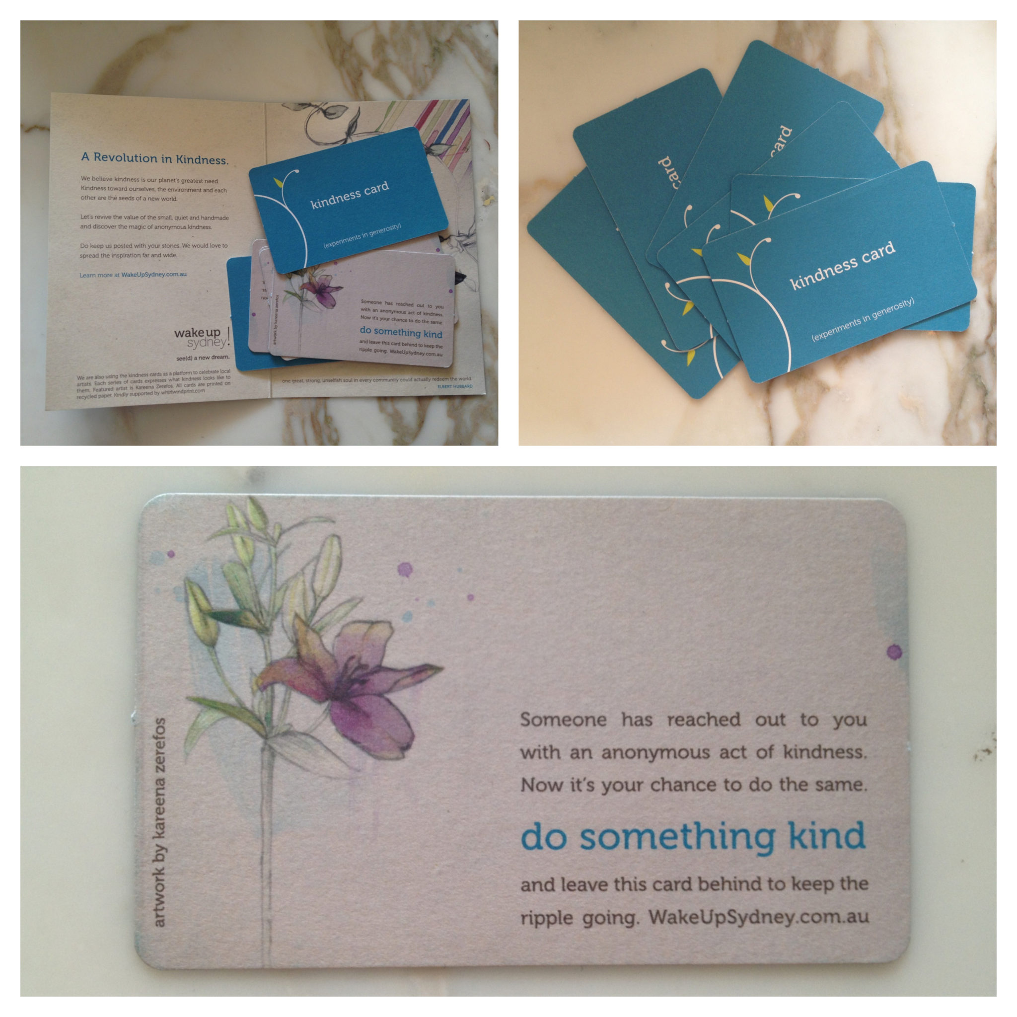 kindness cards wakeup sydney