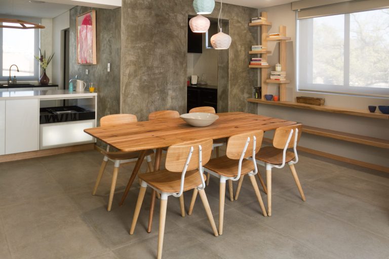 Win Matt and Kim's 3,800 dining table from their winning room on The