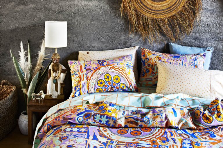 Kip & Co's new bed linen range is inspired by the dappled light of