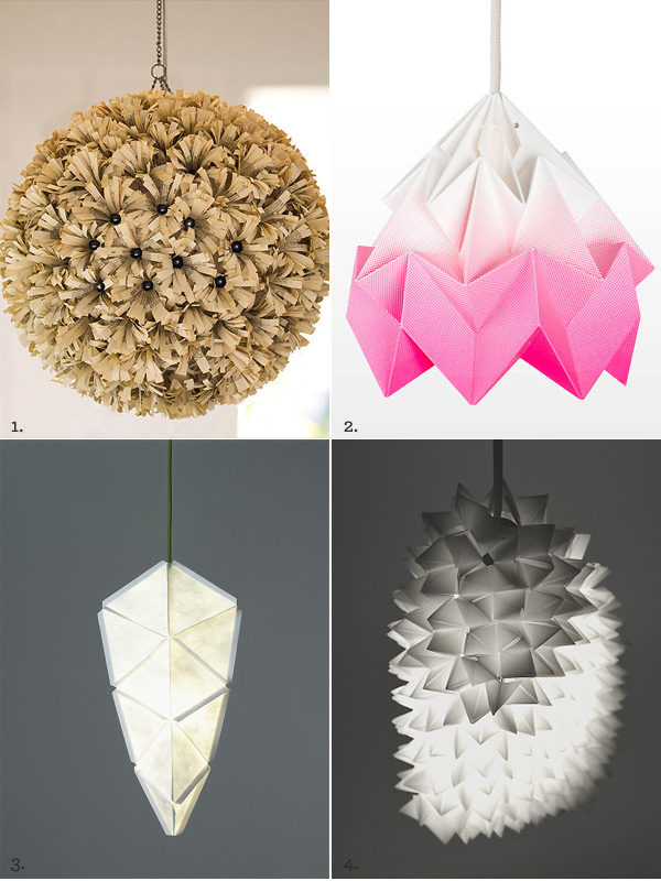 The best of the best paper light fixtures - The Interiors Addict