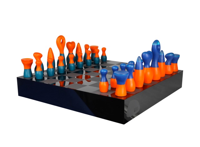 Limited edition Dinosaur Designs chess set - The Interiors Addict