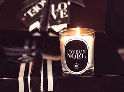 joyeux noel candle
