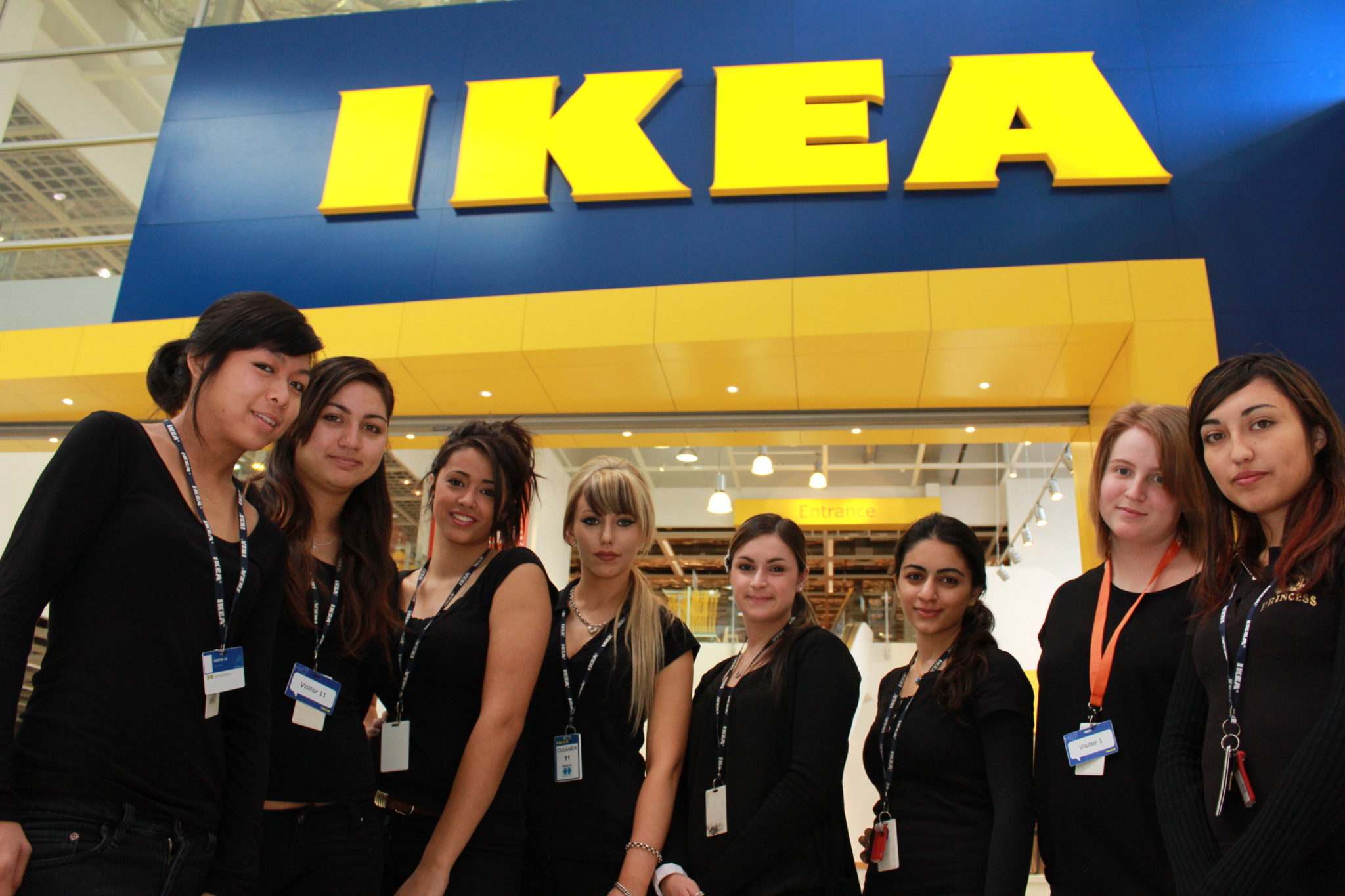TAFE students on work placement at IKEA Rhodes