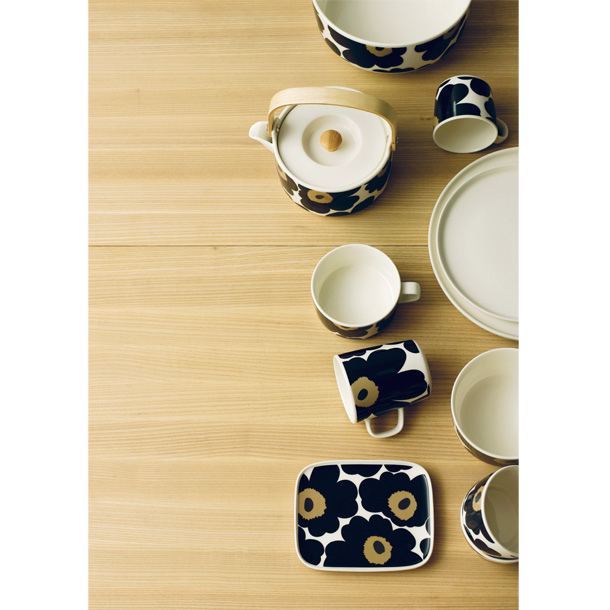 Limited edition dinnerware to mark 50th anniversary of Marimekko's Unikko -  The Interiors Addict