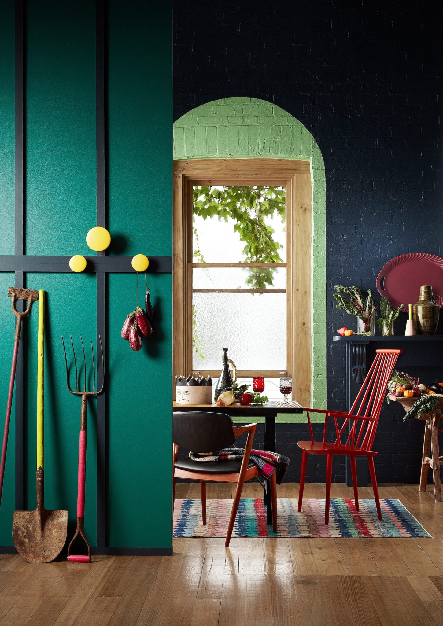 Dulux Australia Interior, Inspired by Gorman's 2014 AW Collection, Room named Harvest, Image credit Mike Baker