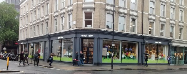 West Elm  Shopping in Tottenham Court Road, London