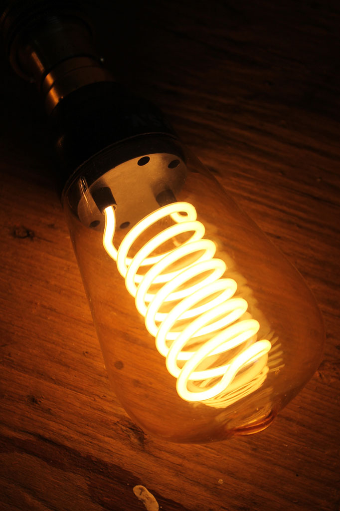 CFL Spiral Designer Light Bulb