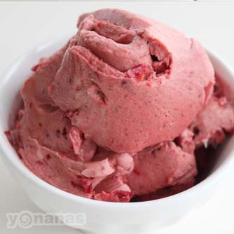 Cherry and banana Yonanas