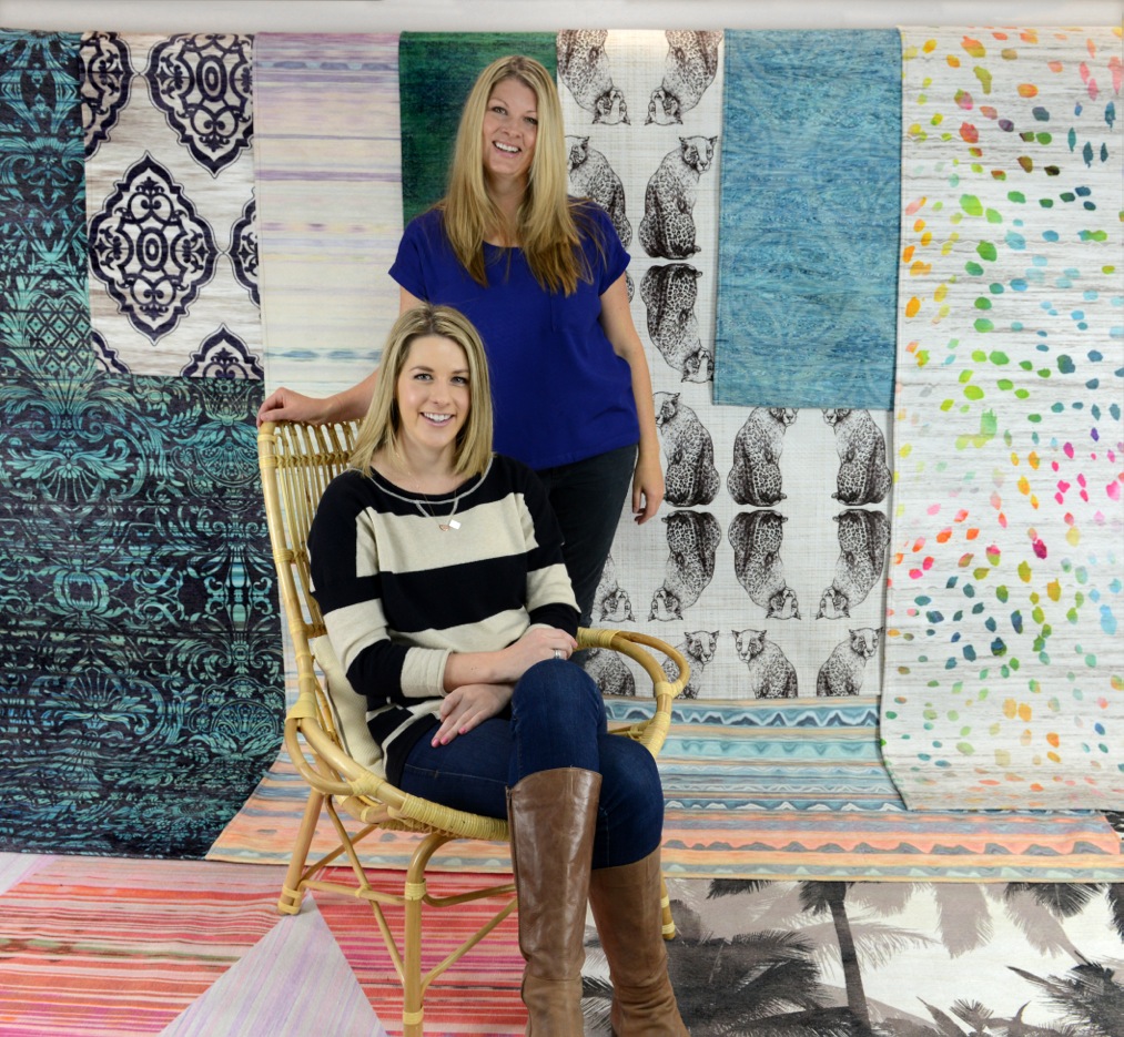 Emma Blomfield (left) of Nest Designs and Suzie Atkin of Urban Road