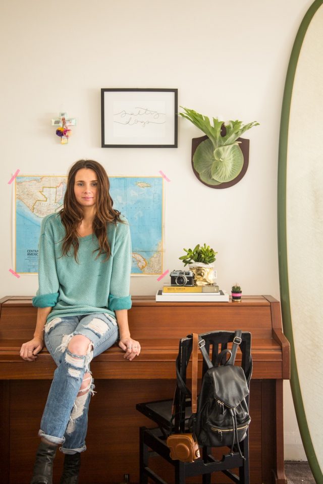 Tahnee Caroll at home. Photo by Lynden Foss