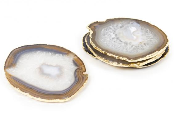 Jonathan Adler's to die for agate coasters