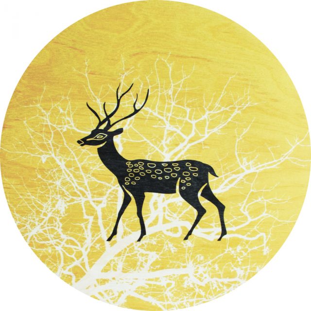 Deer&Tree_Yellow
