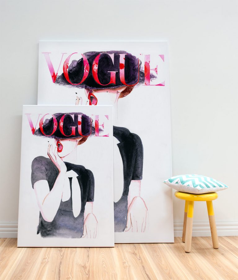 Home & Abode release Vogue cover canvases with artist The Interiors