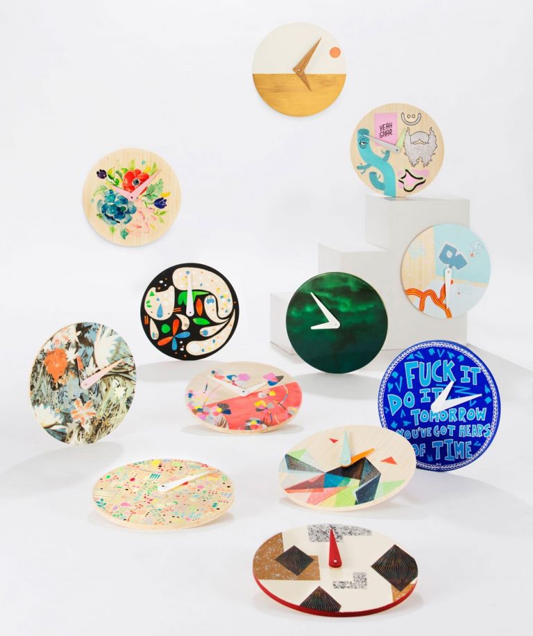 Hunting for George collaborate with creatives on clocks - The Interiors ...