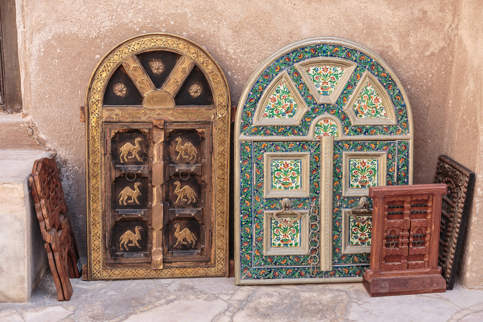 Old wooden shutters Arab