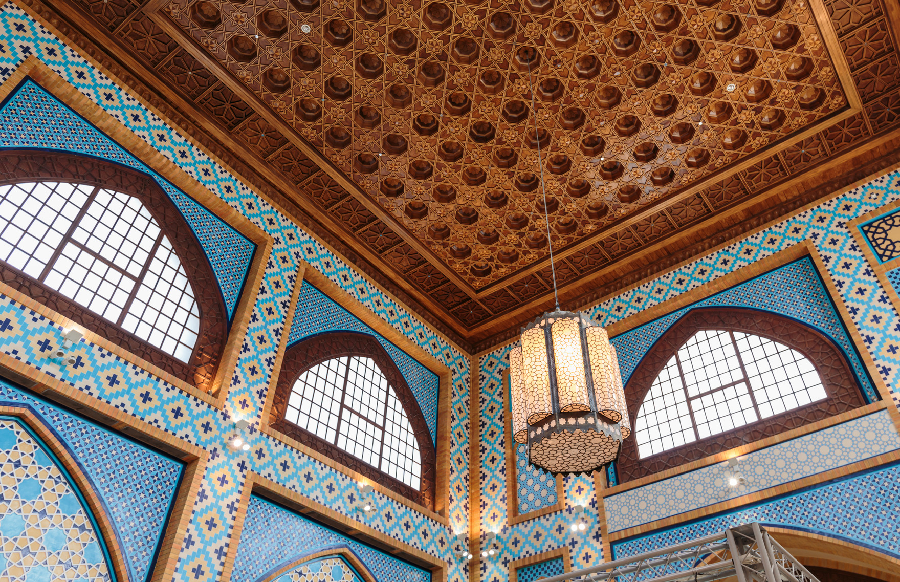 Interior IBN Battuta Mall store. Each hall is decorated in the style of different countries.