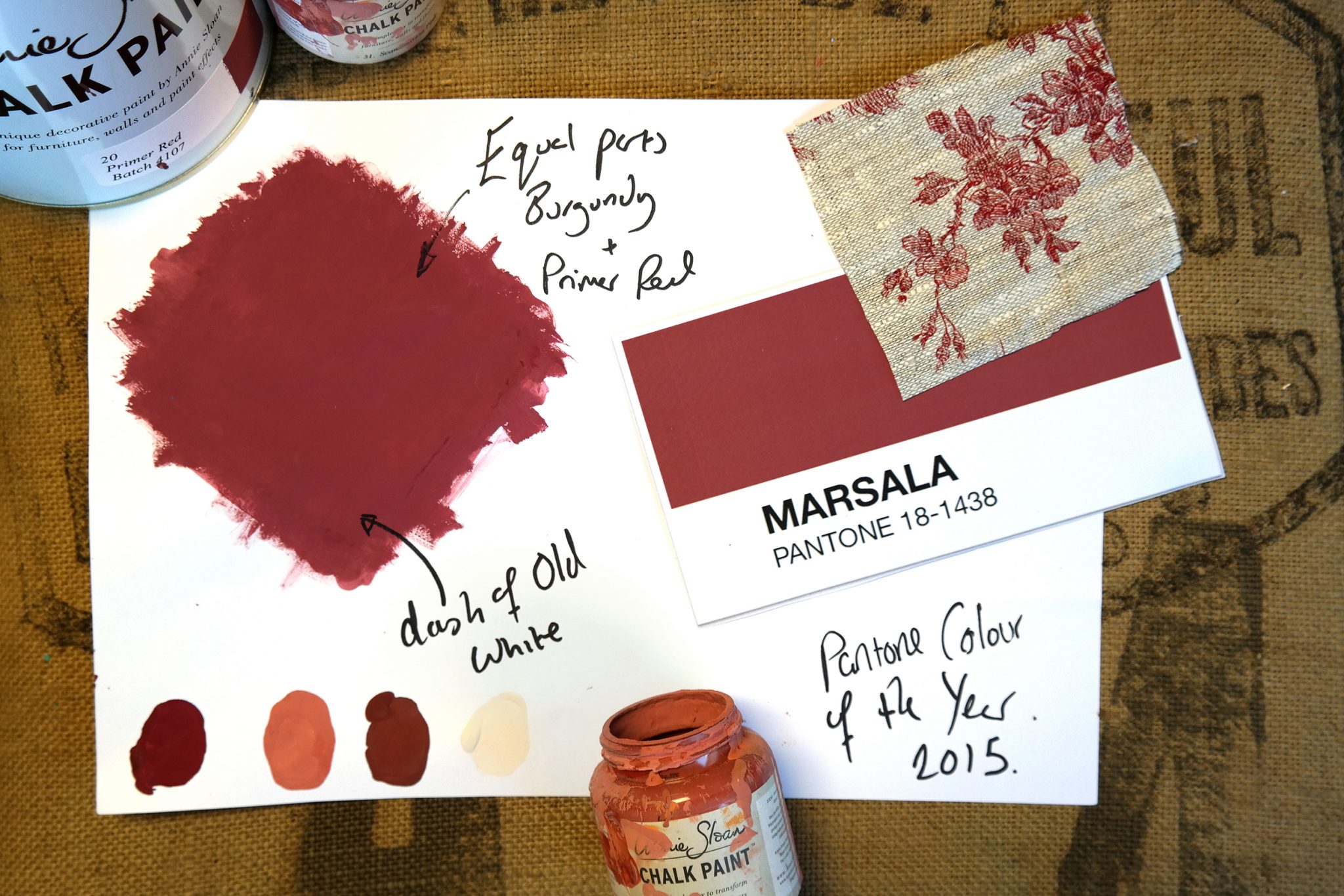 Pantone Colour Of The Year Marsala Inspires New Paint Shade The Interiors Addict