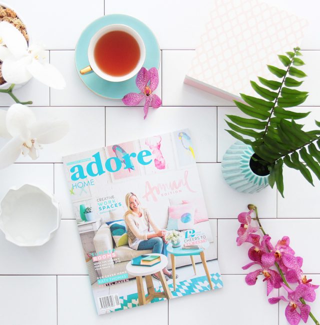 The printed Adore annual