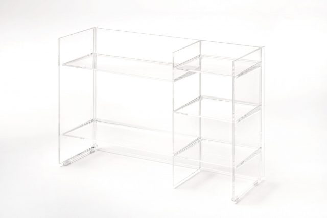 Kartell by Laufen 750 Transparent Crystal Rack