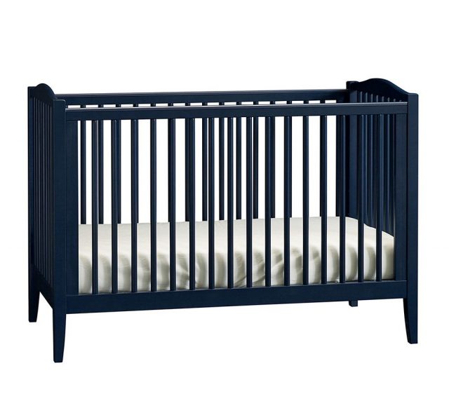 I have my eye on the Pottery Barn Kids Emerson cot in navy