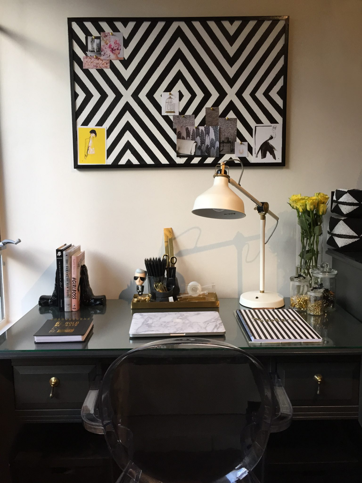 How to: make an inspiration board for your home office - The Interiors