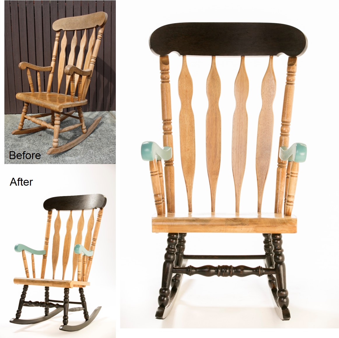 Timber rocking chair hot sale