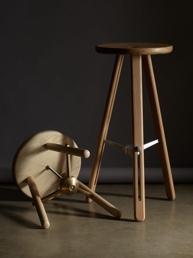 Wooden stool by daast