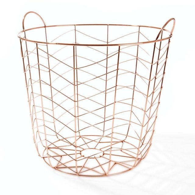 9 KMART copper basket