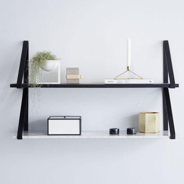 Urban Couture's stunning marble mirror and shelves - The Interiors Addict