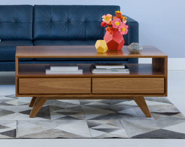 I love the retro vibe of the new Carson coffee table in beautiful solid timber, from $1,449