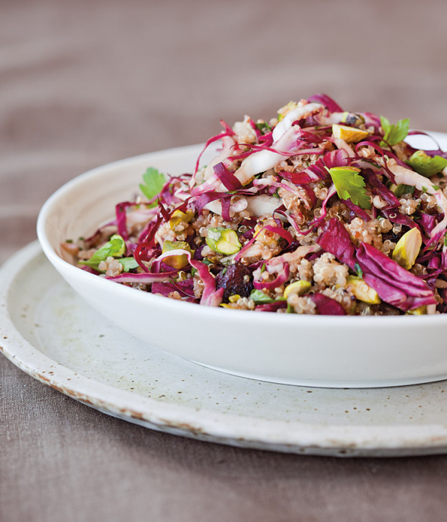 Foodie Friday: Quinoa &amp; Radicchio Salad with Turkey &amp; Cherries - The ...