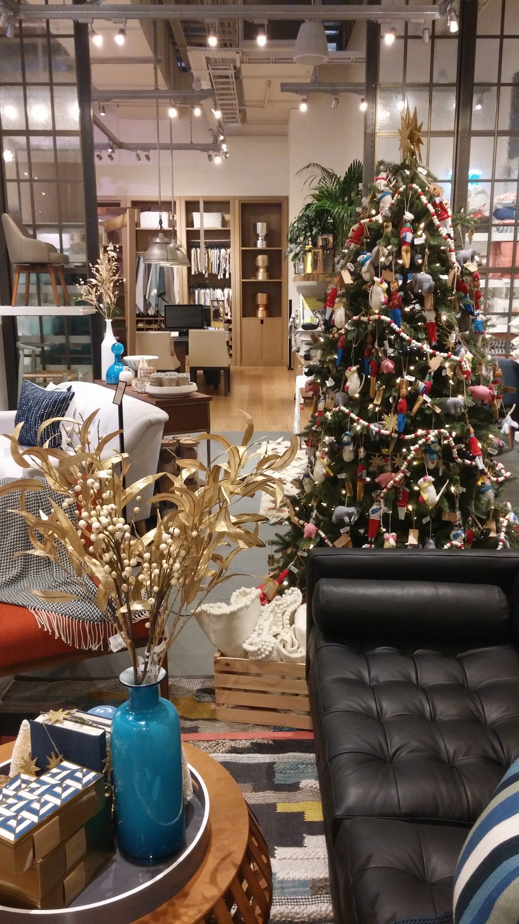 It's very festive at West Elm Chatswood Chase