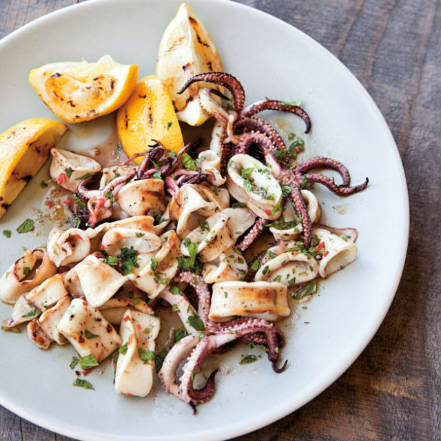 4 Feb 2016 - Quick Grilled Squid Salad