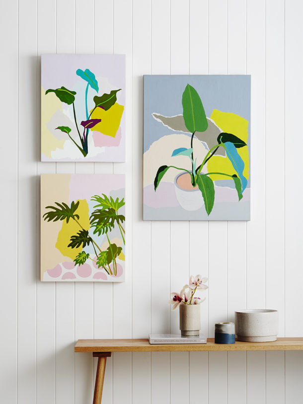 Discover artist Leah Bartholomew's bright, abstract botanicals - The ...