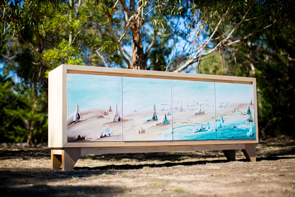 Australian furniture makers & artists collaborate for charity The