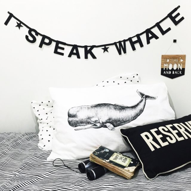 sperm whale pillowcase