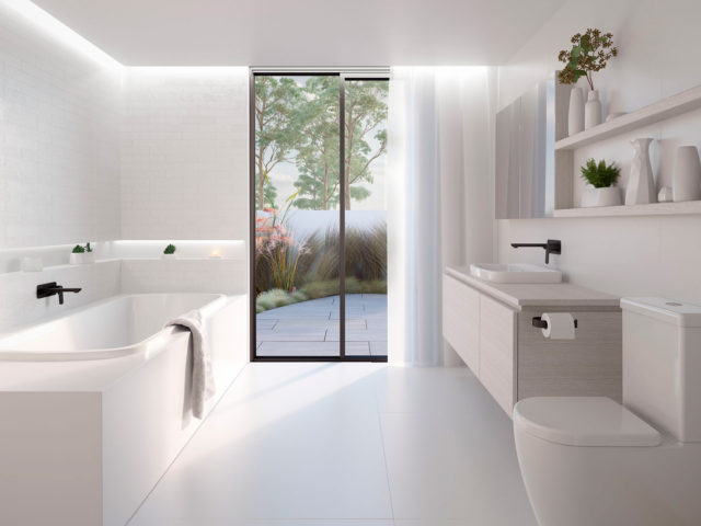 Caroma-Urbane-Cleanflush Wall Faced Toilet Suite