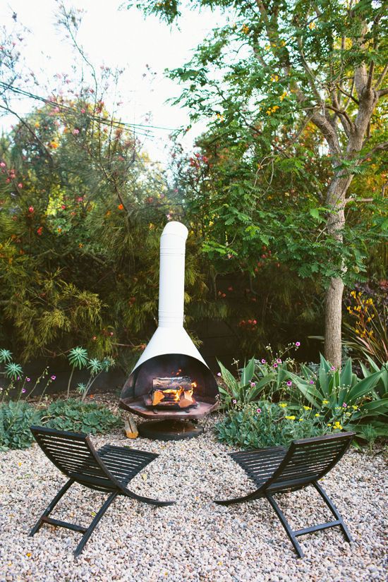 Chiminea fire pit